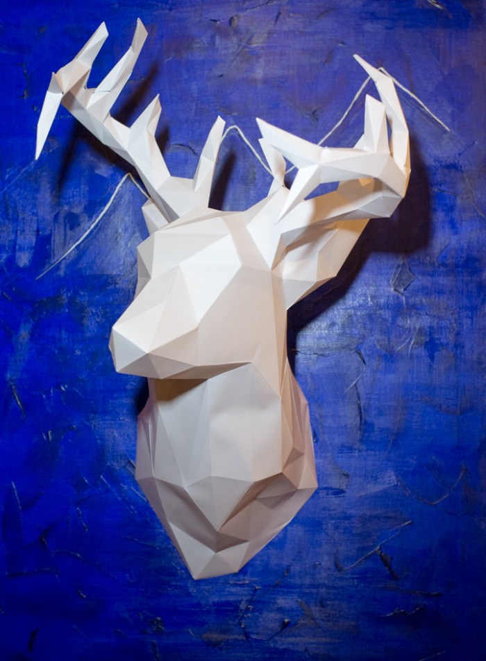 Paper Deer Head by Miss Coco