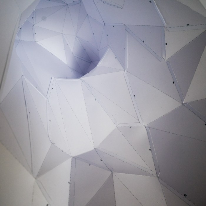 The Paper Deer head is a work of art