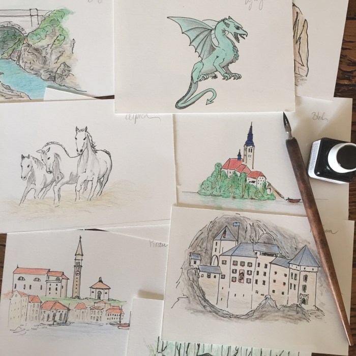 slovenia-road-trip-drawings-free-postcards-on-road-trips-around-the-world