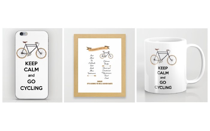 Go Cycling goodies - designed by Miss Coco