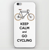 Keep Calm and Go Cycling - iPhone Case designed by Miss Coco