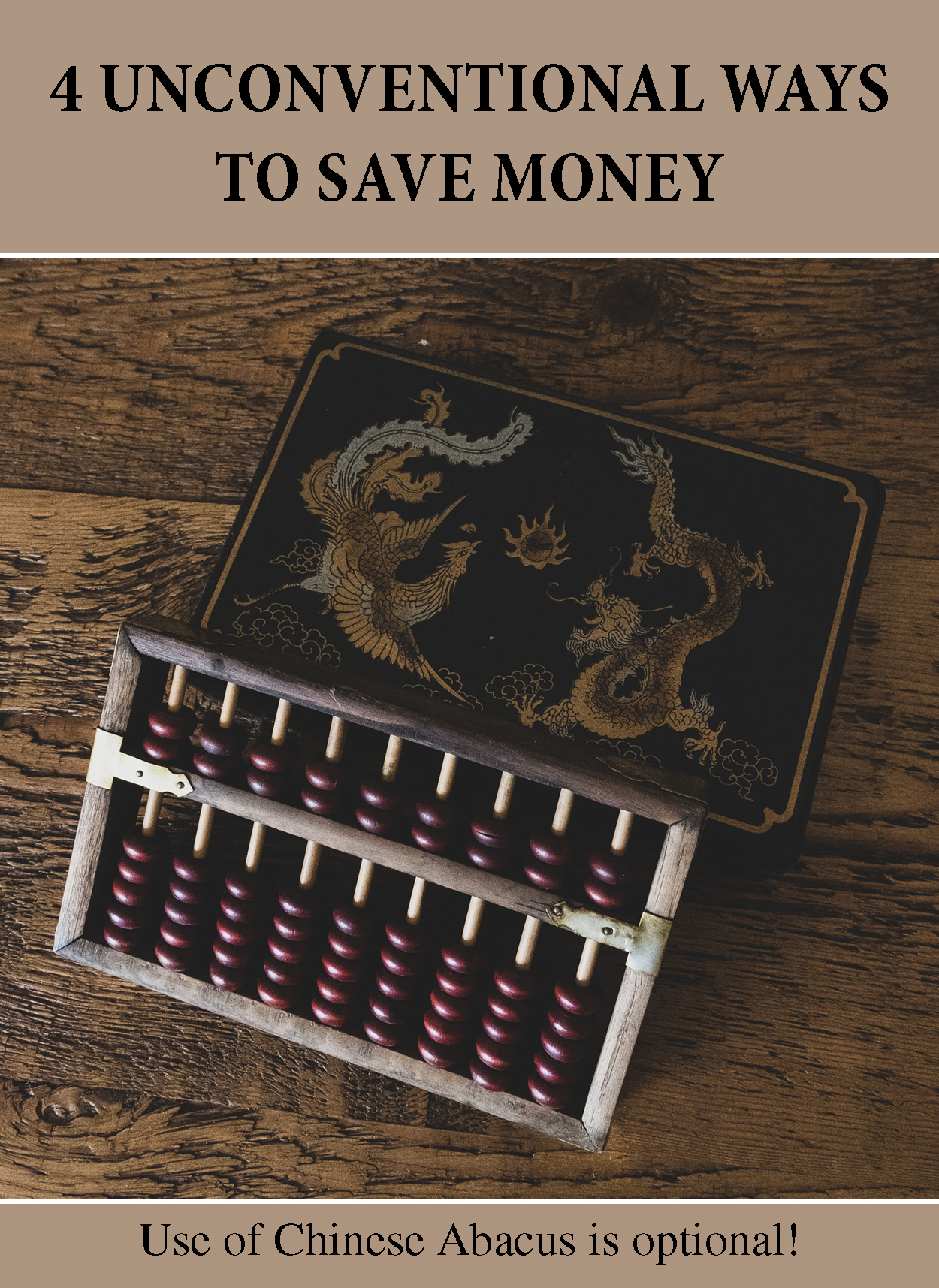 4 Unconventional ways to save money