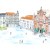Prešeren Square drawing - Ljubljana drawing - Slovenia