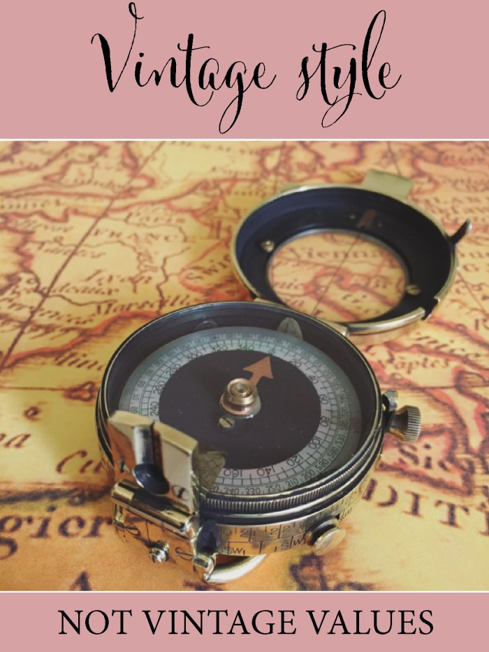 Vintage Style not vintage values