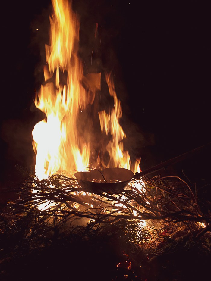 Roasting chestnuts