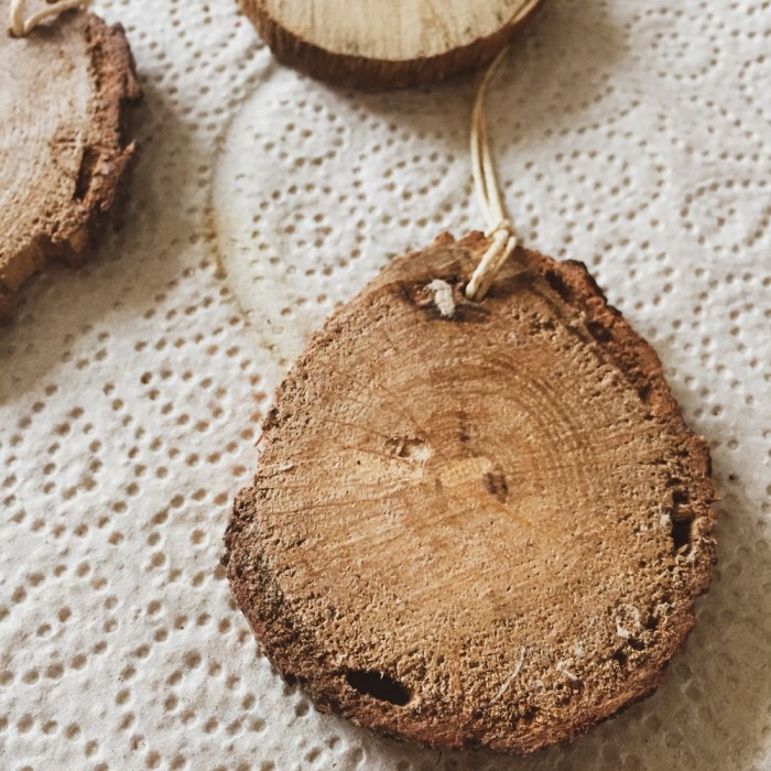 Christmas decoration in progress