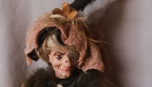 Witch puppet from Prague