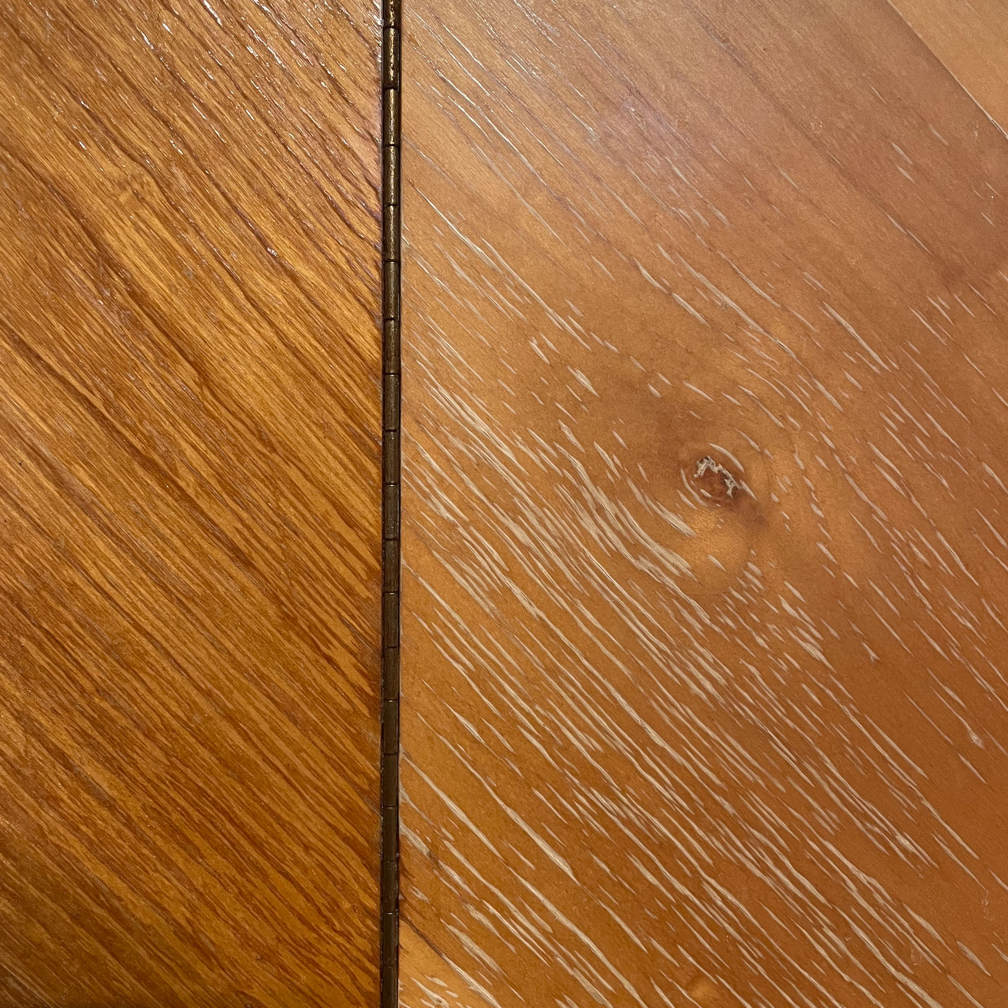 cupboard varnish redone