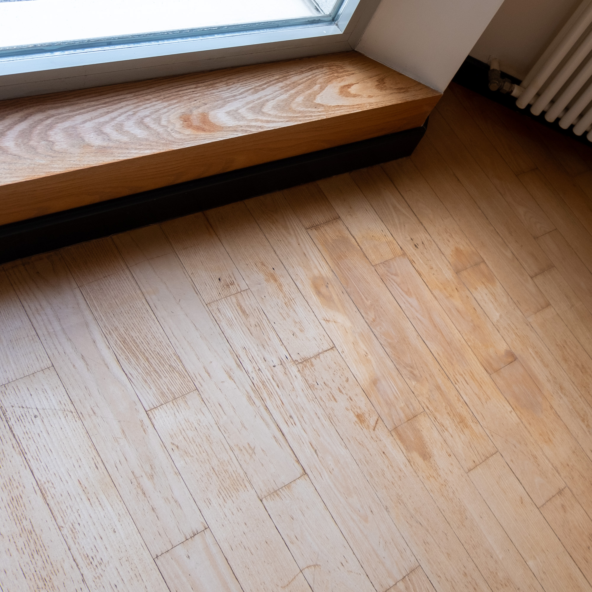 wooden floor water damage renovation