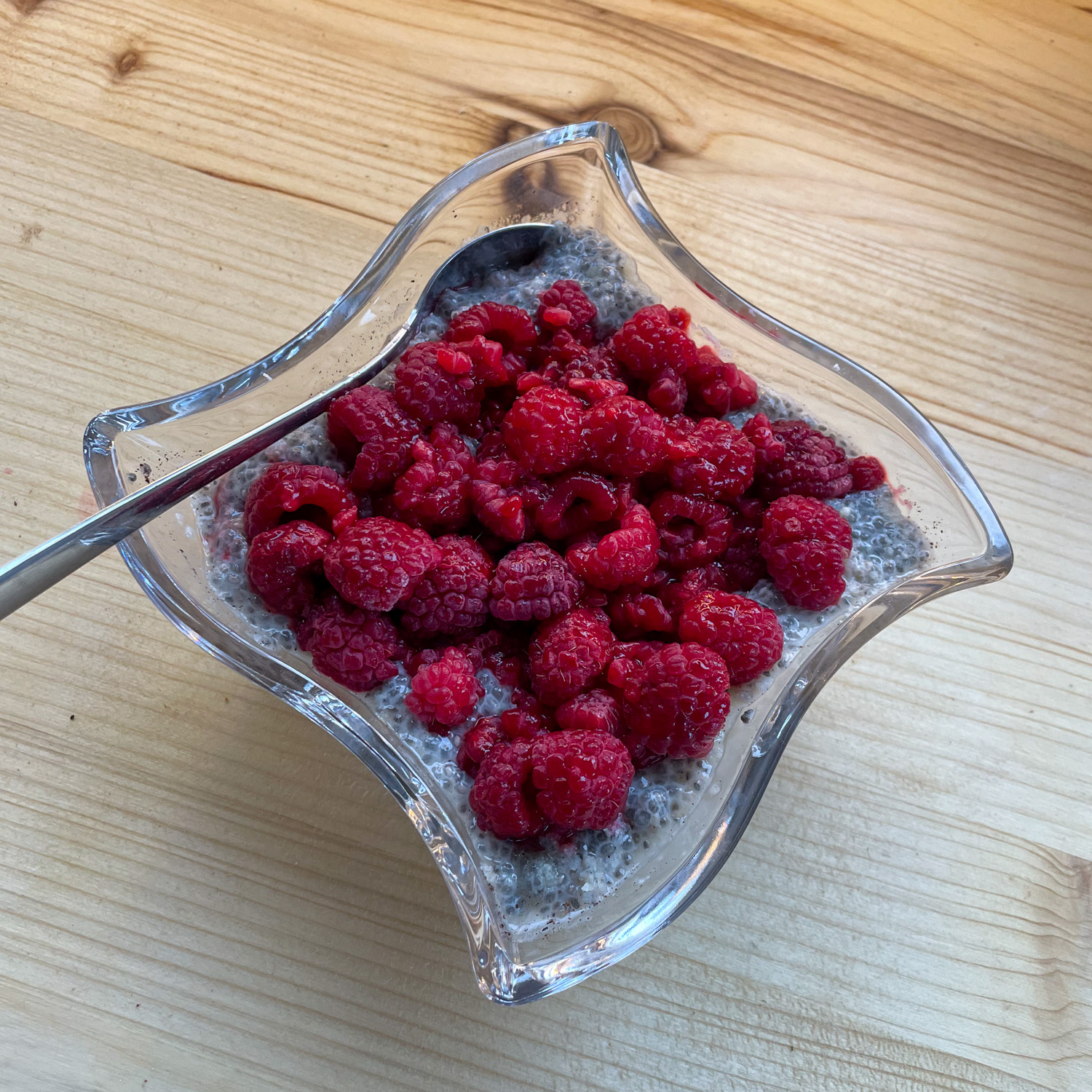 Chia pudding for one!