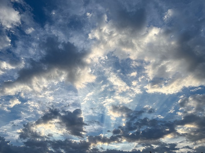 Beautiful cloudy sky